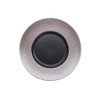 Demoda (Black/Platinum) 8.7 inches (22 cm) Dessert Plate (dm-102)