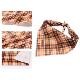 Lionet Paws Autumn Dog Bandana for Small Medium Large Dogs, Cat Dog Kerchief Dog Triangle Bibs Scarf for Girl Boy Gift