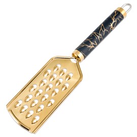 Professional Cheese Grater, Gold Stainless Steel Cheese Grater Handheld, Grater Hand Crank, Practical Kitchen Gadgets, Graters for Cheese, Chocolate, Spices (Extra)