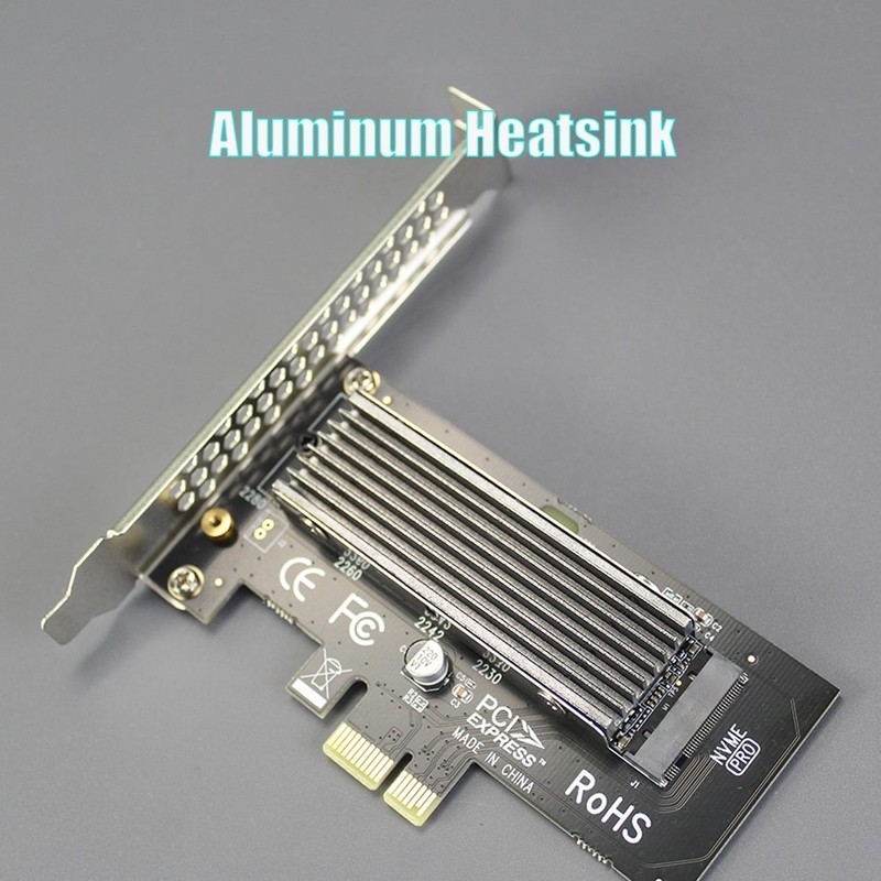 GLOTRENDS PA09-X1-HS M.2 NVMe to PCIe X1 Adapter with M.2