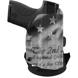 We The People Holsters - 2nd Amendment - Right Hand - OWB Holster Compatible with Sig Sauer P320C 9MM/.40SW Manual Safety w/Streamlight TLR-1/1S/HL Light