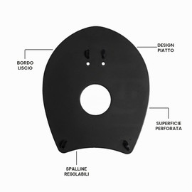 ARENA Accessori Piscina Elite Hand Paddle 2 Materiale da Allenamento, Adulti Unisex, Black/White (Multicolore), m