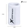 Drop Shot Long Wristband with 02 Units (White)