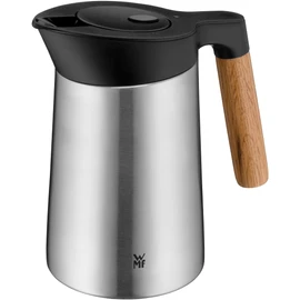 WMF Kineo Double-Walled Insulated Jug 0.6 L, Stainless Steel Thermos Flask with Click Closure, Coffee Pot Keeps Drinks Warm for 12 Hours and Cold for 24 Hours, Matte