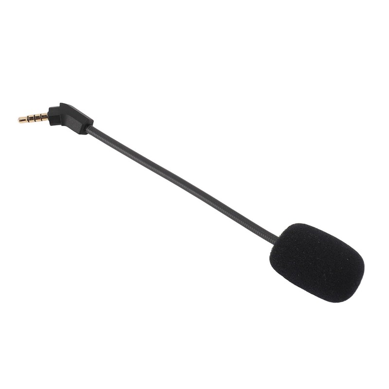 Detachable Headphone Mic, Bendable Noise Cancelling Plug and Play 360