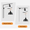TENGIANTS Plug in Pendant Light, Farmhouse Hanging Lights with Plug