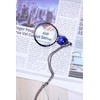 Magnifying Glass Necklace,XILAZAB 10x Monocle Glasses Loupe Magnifier Necklace with