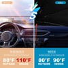 CZLBTFTP Funny Skeleton Car Windshield Sun Shade Umbrella, Car Windshield