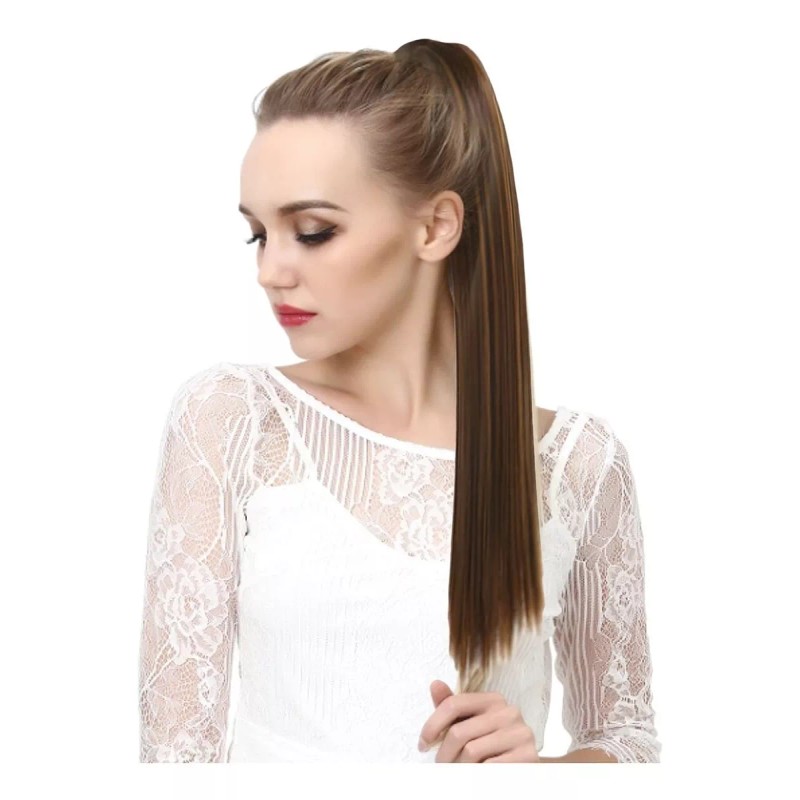 Sintético Coleta Postiza Cola De Caballo Cabello Sintético Mujer 50