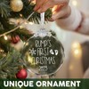 Bump's First Christmas Ornament 2023 - Baby on The Way,