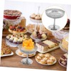 ULTECHNOVO Stainless Steel Pudding Bowl Creative Footed Dessert Bowl for