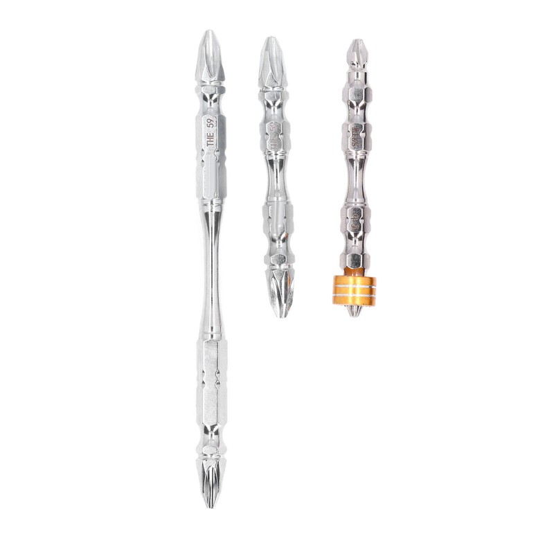 10Pcs Screwdriver Bit S2 PH2 Alloy Steel Double Ended Magnetic