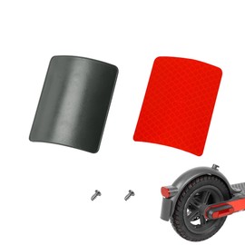 YJFY E Scooter Number Plate Holder E Scooter Number Plate Holder for E Scooter E Scooter License Plate Holder with Reflective Sticker and Screws for M365 Pro2 (Black)