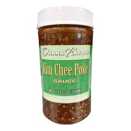 Ohana Flavors Hawaiian Poke Sauce (Kim Chee, 12 Fluid Ounce)