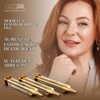 GLO24K Crema de estiramiento facial instantánea con oro de 24k,