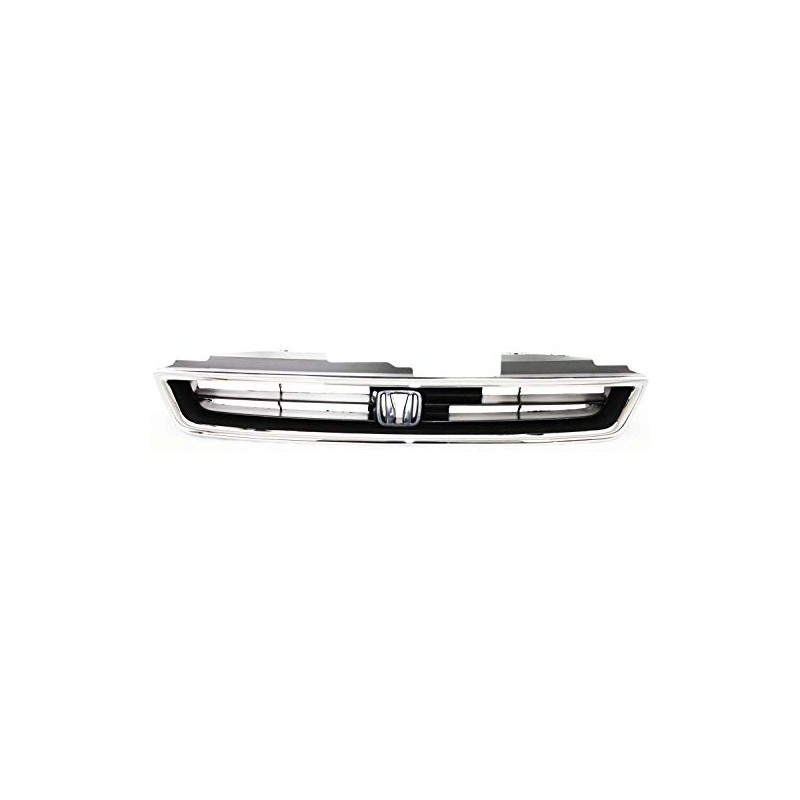 Garage-Pro Grille Compatible with 1996-1997 Honda Accord Chrome Shell/Textured Black