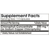 Chlorophyll Concentrate 200mg // 100 Capsules // Pure // by