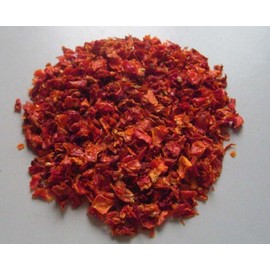 Red Bell Pepper Flakes - 1/2 Pound ( 8 Ounces ) - 3/8 Inch Size Dehydrated Vegetables by Denver Spice