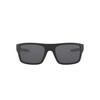 Oakley Men's OO9367 Drop Point Rectangular Sunglasses, Matte Black/Grey, 61