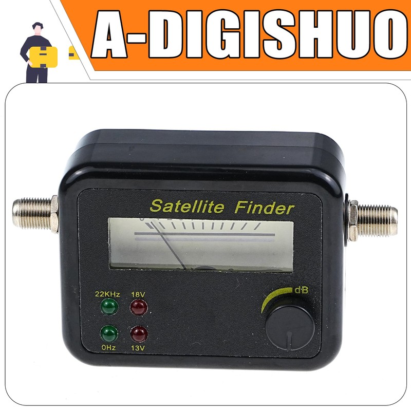 A-DIGISHUO Digital Satellite Finder – High-Precision LCD Signal Meter with