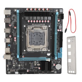 X99 Motherboard 4 Channel DDR4 NVME M.2 PCIe 16X Gen 3.0 Multi Phase Power ATX Motherboard for Desktop Computer Gaming