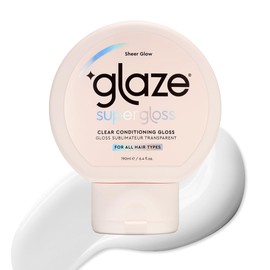 Glaze Supergloss Sheer Glow Clear Conditioning Gloss - NEW Squeeze Bottle – Transparent Hair Gloss For All Hair Types & Colors – Enhanced Formula to Boost Colour, Shine & Hydration - 190ml