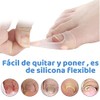 Set 2 Pares Protector Dedo Gordo Uñas Encarnadas Uñeros Alivia