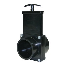 Valterra 7302 ABS Gate Valve, Black, 3" Slip x Spig