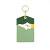 FewMira Women's Pass Case, Vertical Card Case, Animal, Thin, PU