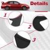 ECOTRIC 2Pcs Spoiler Wing Stabilizer Compatible with 2015-2021 Subaru WRX