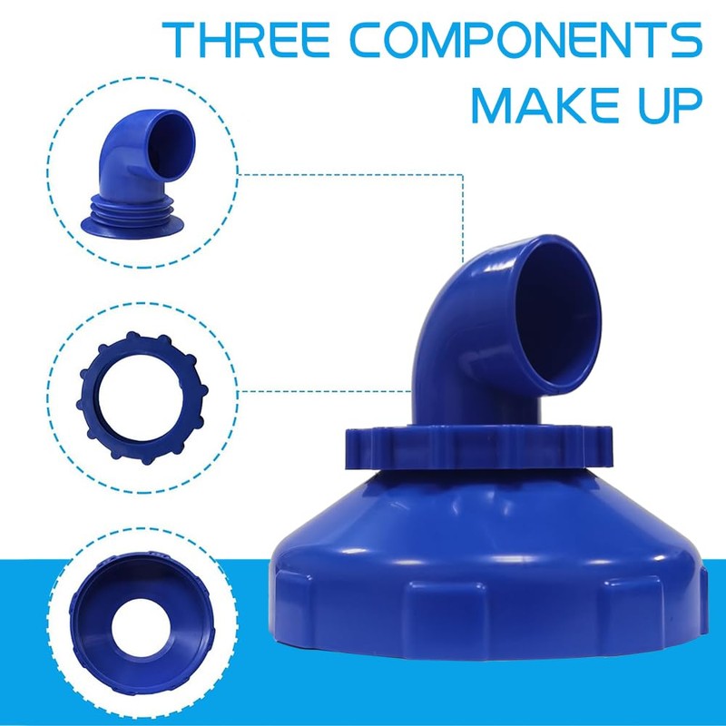 HEYIDAMAI Pool Inlet Nozzle Rotatable 360°, Pool Nozzle Set, Inlet