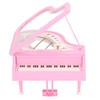 Pink Piano Music Box Small Ballerina Girl Dancing Emulational Pianoforte