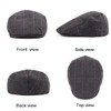 Men's Ivy Gatsby Newsboy Cap - Classic Wool Blend Tweed