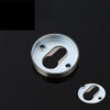 2Pcs Round Keyhole Escutcheon Cover with Screws Stainless Steel Lock