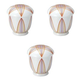 3個セット 手鞠蒸碗 [ 6.8×8㎝(150㏄) ] | むし碗 セトモノホンポ(Setomonohonpo)