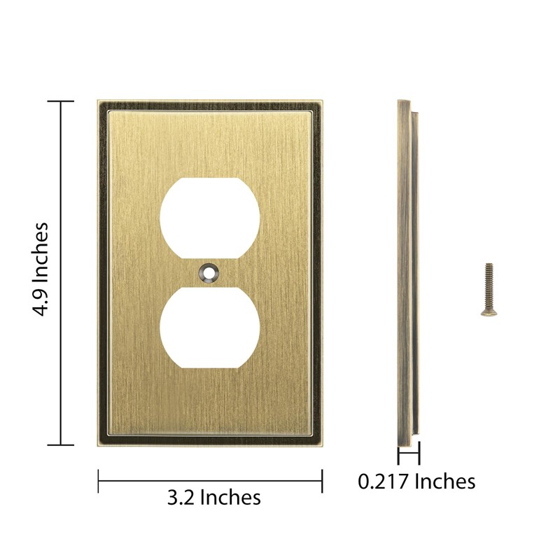 Henne Bery Soft Modern Decorative Wall Plate Switch Plate Outlet