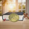 God is My Refuge & Fortress Religious Challenge Coin, Psalm