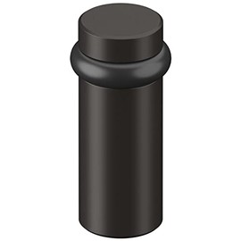 DELTANA Round Universal Floor Bumper 3", Solid Brass (Oil-Rubbed Bronze)