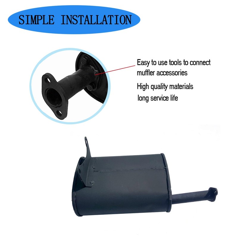 Generator Muffler Silencer Kit Exhaust Muffler for Honda & Clone