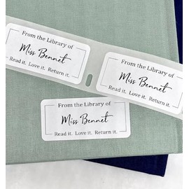 Atelier Elegance Custom Address Labels, Any Name, From the Library of Label