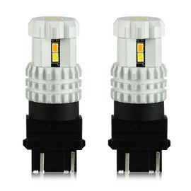 JDM ASTAR High Performance Super Bright 1:1 Design 3020 Chipsets White/Amber 7443 7444 Switchback LED Bulbs For Turn Signal Lights