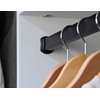 TAG Hardware Wardrobe Closet Rod Concave Shape with End Supports
