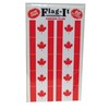 British American Novelties Canadian Flag Sticker 1 5/8" x 1