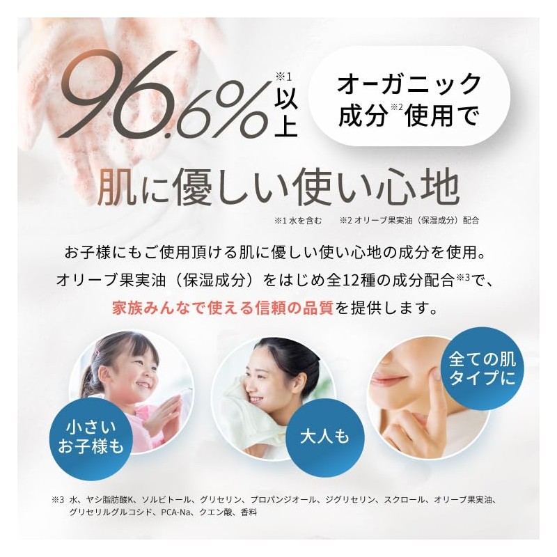 Nandemo Total Body Soap, 10-in-1, Body Soap, Face Wash, Additive-Free,