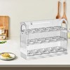 AIMALL 30-Egg Storage Box, Three-Layer Automatic Rebound Egg Holder with