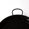 La Valenciana 10 cm Enameled Steel Paella Pan, Black
