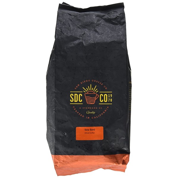 San Diego Coffee Island Blend, Medium Roast, Whole Bean, 5-Pound Bag