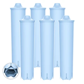 EcoAqua Replacement Filter, Replacement for Jura® Clearyl/Claris Blue Capresso® Clearyl Coffee Machine Water Filter, Pack of 6