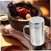 SHOWERORO 3pcs Stainless Steel Powdered Sugar Shaker Baking Duster Lid
