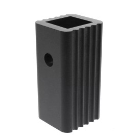 jrte-2662 2" to 1-1/4" Hitch Receiver Adapter for Standard Hitch Adapter Billet Aluminum